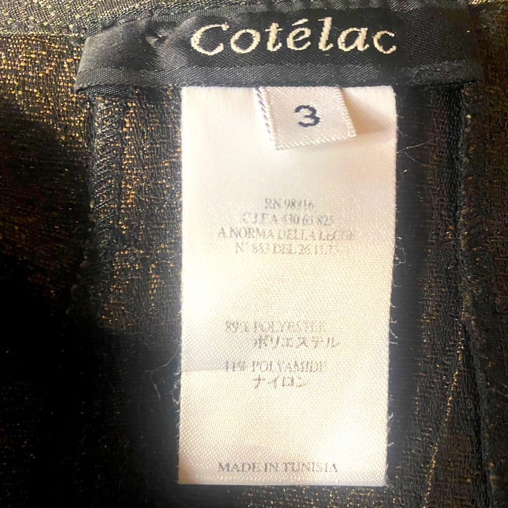 Cotélac coppery brown skirt, Size 3 - Picture 3 of 6